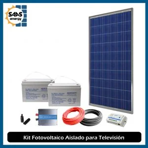 Sistema Fotovoltaico Aislado para Televisión