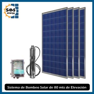 Kit de Bombeo Solar de 3/4 HP para 80 metros