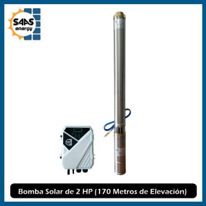 Bomba de Agua Solar de 2 HP para 170 metros