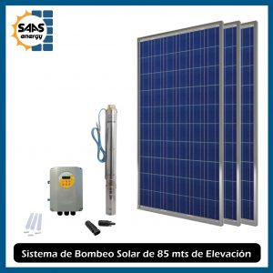 Sistema de Bombeo de Agua Solar de 85 mts de Elevación
