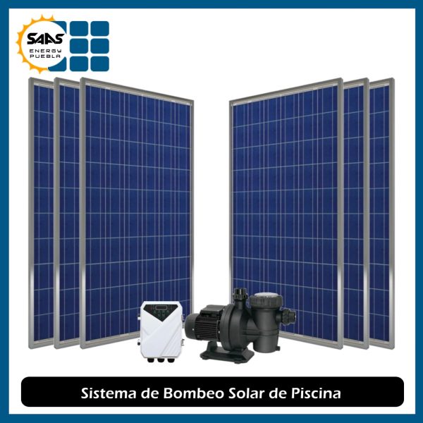 Kit de Bomba Solar de Piscina - Saas Energy Puebla