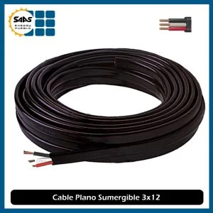 Cable Plano Sumergible 3×12