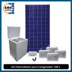 Sistema Fotovoltaico Aislado para Congelador de 100L