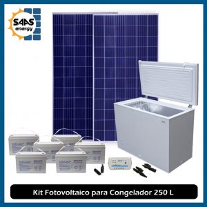 Sistema Fotovoltaico Aislado para Congelador de 250L