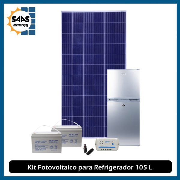 Kit Fotovoltaico para Refrigerador 150L - Saas Energy Puebla